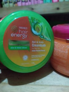 MAKARIZO hair energy FIBERTHERAPY Hair & Scalp Creambath 500ml/masker rambut/creambath rambut/perawatan rambut kepala/vitamin rambut rontok bercabang dan rusak/nirmala69