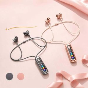 OFTBT Màn hình LED Tai nghe không dây Âm thanh vòm Hình dáng xe thể thao. Tai nghe Bluetooth Dây đeo cổ Tai nghe mở Tai nghe móc tai Chơi game thể thao
