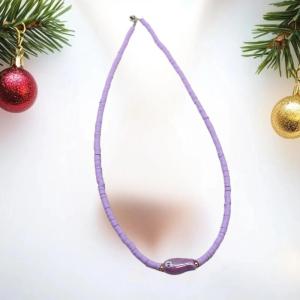 Hmeme สร้อยคอจี้ปลาเซรามิกสีสันสดใสสไตล์โบฮีเมียนสำหรับผู้หญิงลูกปัดดินโพลิเมอร์นุ่มหลากสีเครื่องประดับชายหาด