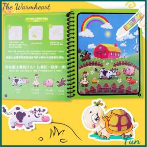 【The Warmheart】 Coloring Books Painting Toy Magic Water Drawing Books Toddler Graffiti Toy DIY Craft Toys For Children Gifts