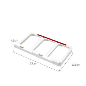 Konco Hanging Food Storage Box Kitchen Cereal Dispenser Cabinet Hang Storage Rack Refrigerator Sliding Sealed Jar Kitchen Organizer