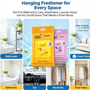Bathroom Deodorizer Air Freshener Long-lasting Scent Odor Eliminator for Fresh and Clean Home