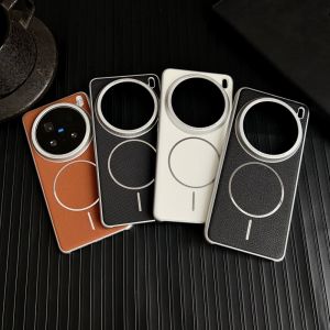 For VIVO X200 Ultra Case Luxury PU Magnetic Wireless Charging Protective Back Cover Case For VIVO X200 Pro Mini X200S x100 Shell