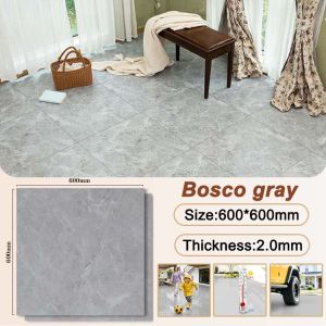 Marble Tiles Self Adhesive Floor Sticker PVC Waterproof Vinyl Flooring Non-Slip And Durable Floor Decor