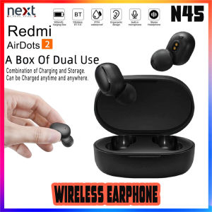 AIRDOTS 2 True Wireless Earbuds Bluetooth Earphone Touch Control with Mic TWS Stereo (BLACK-N45)
