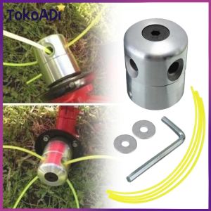 Alumunium Mata Potong Rumput Senar Universal String Trimmer Head Mata Pisau Mesin Potong Rumput
