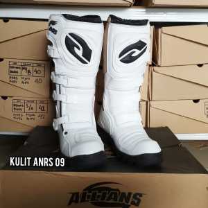 PROMO!!! Sepatu cross Trabas Trail ANRS Sepatu Enduro Bahan KULIT Terbaru Kode 09