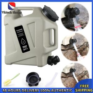 Vktech Large Capacity 12L Camping Water Tank - Portable Water Jug for Car Camping and Outdoor Activities