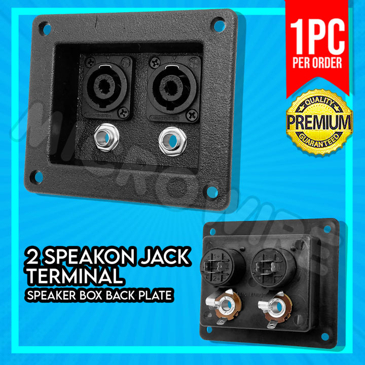 Audio Jack Speakon Box Speaker Jack Plate Speaker Cabinet Jack