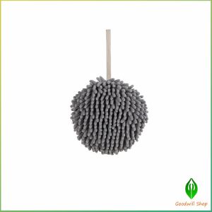 GW ผ้าเช็ดมือ ผ้าไมโครไฟเบอร์ แบบตัวหนอน นุ่มดูดซับน้ำได้ดี ผ้าเช็ดมือทรงกลม towels