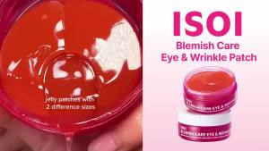ISOI Blemish Treatment Eye Mask Contains Hyaluronic Acid ,90 Support Dark Circles 、 Swelling 、 Forehead and smile lines 、 Bulgarian rose oil