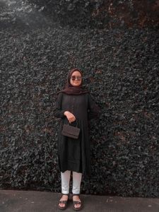 Z Store New Arrival!!! WIZA TUNIK Wanita Remaja Dewasa Terbaru Kekinian Import Bahan Katun Rayon Long Tunik Busui Kancing Depan Full Lengan Kerut TERMURAH (BISA COD/GROSIR)