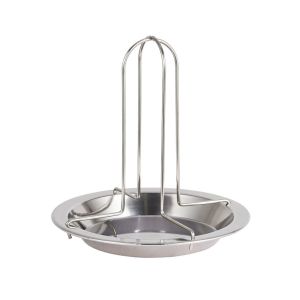 MEEU Outdoor Cooking Pans BBQ Accessories BBQ Tools Chicken Roaster Rack Barbecue Grill Barbecue Rack