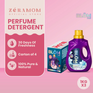 ZÉRA Mom - BLÖM Laundry Detergent 1kg  - 3 in 1 Bundle Bottle