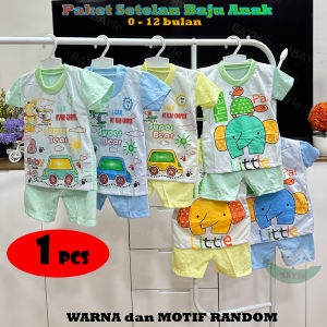 BAYIe - Setelan Baju /Anak Cowok Cewek Motif RANDOM ARSYILA Pakaian anak