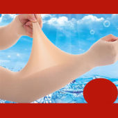 Invisible Seamless Ice Sleeves Cooling Arm Sleeves UPF50 Plus Sun Protection UV Blocking Outdoor Sports Arm Cover Accessories