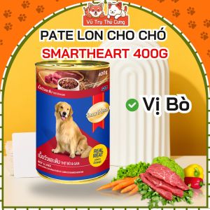 Pate lon cho Chó Smartheart lon 400g giàu dinh dưỡng