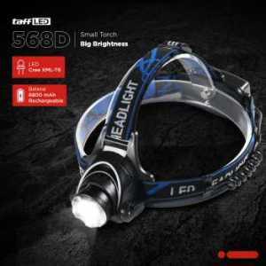 TaffLED Senter Lampu Kepala Headlamp Cree XML-T6 10000 Lumens - IHT425H1 - Golden