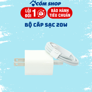 (Củ sạc+ Cáp sạc) Bộ Sạc Nhanh 20W Không Nóng Máy Dùng Cho 8/X/11/12/13/14 An Toàn Ổn Định