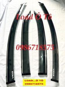 Vè Che Mưa Xe Toyota Vios 2008-2013 Form Cũ Mẫu Chỉ Mạ Crom Cao Cấp Bộ 04 Thanh Vè