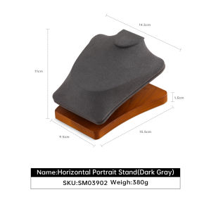 Yinbeini สร้อยคอแสดงสร้อยคอแสดงสร้อยคอไม้ยืนเครื่องประดับแสดงหุ่นยนต์ SM039