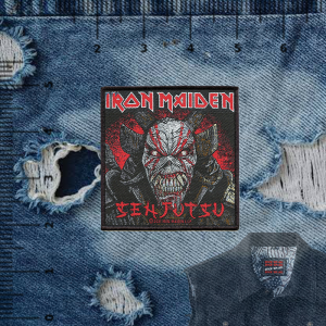 IRON MAIDEN -inspired Printed Iron-On DIY Patches for Jacket Decoration. Features 2026 patches with band logos and album art. Suitable for customizing denim jackets. Ideal for rock music enthusiasts.