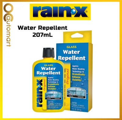 Rain-X Water Repellent Rain X Rainx Window Glass Repellent Original Treatment Plastic Repellent Anti Fog (Made In USA)