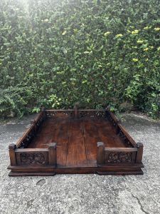 ศาลพระภูมิ ไม้สัก 6เสา ก60xล66xส80 cm สูงรวม 180cm ขนาดใหญ่มาก บ้านทรงไทยเสาสูง ฉลุแป้นน้ำย้อย บ้านเรือนไทย แกะสลัก ศาลพระภูมิเจ้าที่ ศาลตายาย