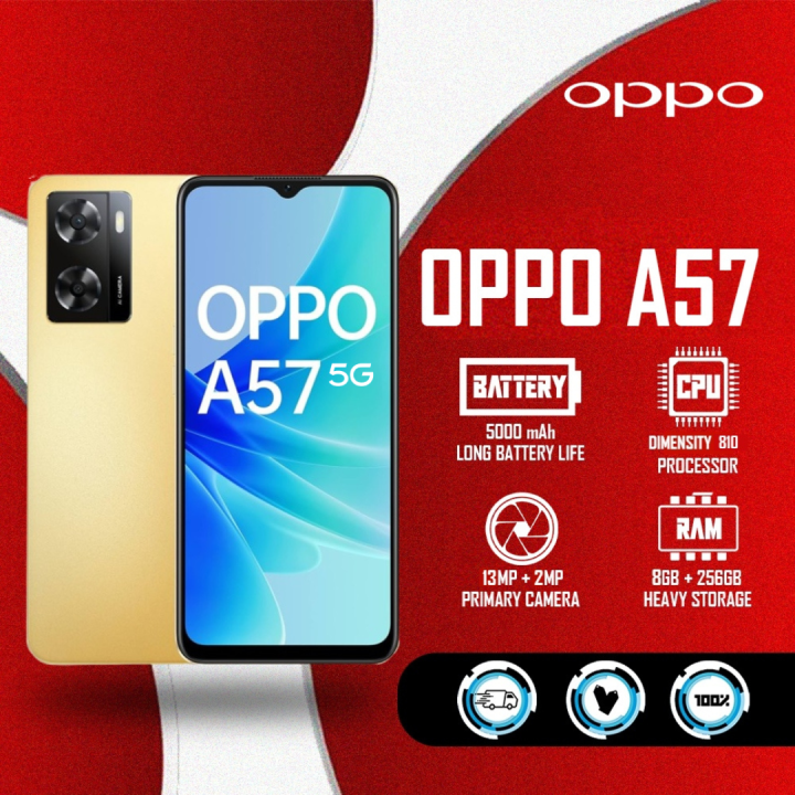 OPPO A57 8GB+256GB | 33W SuperVOOC Cellphone | 5000mAh Long-Lasting ...