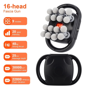 SG【Fast Delivery】Massage Gun Deep Fascial Percussion Massager High Frequency Vibrate Professional Deep Muscle Massager