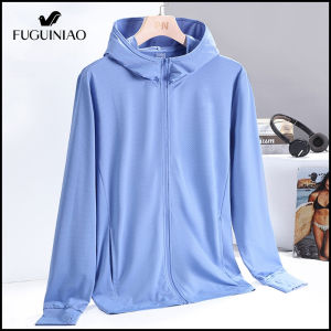 Fuguiniao Pure Skin Clothes Mens New Lightweight and Breathable Sunscreen Clothes Leisure Outdoor Sunscreen Clothes