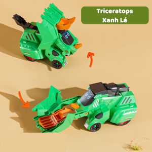 Đồ Chơi Xe Khủng Long T-Rex Biến Hình 2in1 - Robot Khủng Long Bạo Chúa / Triceratops / Sauropoda