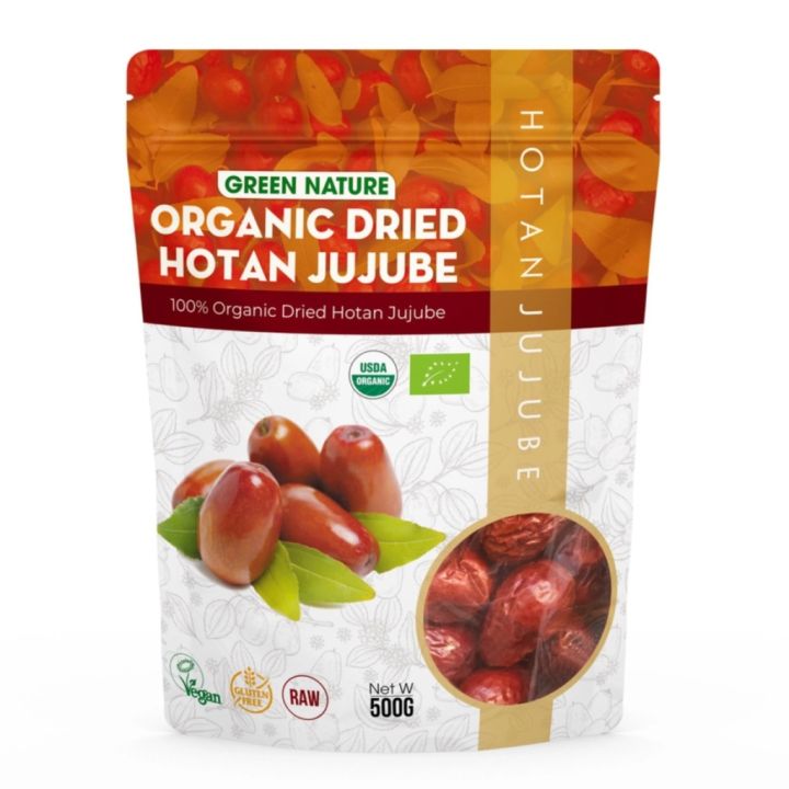 Táo Đỏ Hotan Hữu Cơ, Organic Dried Hotan Jujube (500g) | Lazada.vn