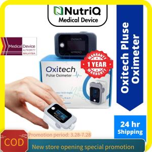 My Nature Shop Oxitech Fingertip Pulse Oximeter SPO2 monitor MDA Approved 1 Year Warranty Blood Oxygen Monitor Oxymeter