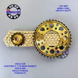 GEAR SET GIR PAKET VEGA ZR JUPITER Z NEW 115 VEGA RR VEGA FORCE FORCE FI 38T