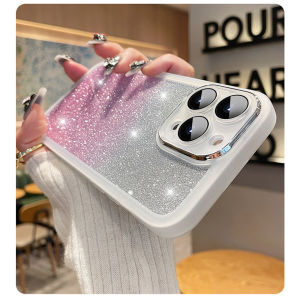 Case for Apple iPhone Air iPhone 17 16e 16 15 14 Plus Pro Max Glitter Diamond Shatterproof Durable Slim Silicone Phone Back Cover