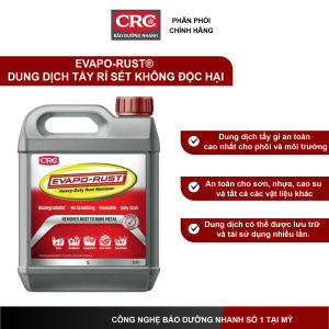 Evapo-Rust® Heavy-Duty Rust Remover Chất ngâm để tẩy rỉ sét không chứa axit.