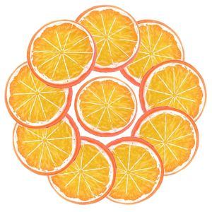 Sacesr Props Home  Cognitive  Fake Lemon Block Fake Limes Chips Kitchen Decor Simulation Fruit Artificial Lemon Slice 9T1N6