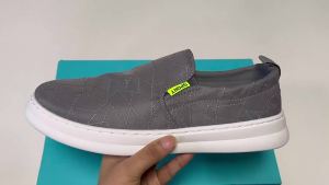 2026 MenS Summer Breathable Canvas Shoes Thin Slip-On Lazy Flat Shoes Trendy MenS Shoes