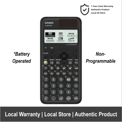 Casio Scientific Calculator FX-991CW (Local Warranty Local SG Store Local Set) FX-991EX UPGRADE