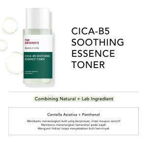 The Originote Cica B-5 Soothing Toner Moisturizer Centella Panthenol Perawatan Wajah Berjerawat