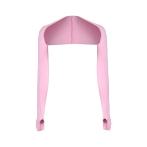 ฝาครอบป้องกันมือป้องกันแสงแดด UV ปลอกแขนปลอกแขนกันแดดน้ำแข็งผ้าไหมที่อุ่นแขนครึ่งแขนนิ้วสำหรับกลางแจ้ง