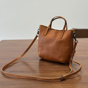 BeeGreen Women Genuine Leather Small Shoulder Bag Elegant Lightweight Handbag High Quality Soft Sling Bag with detachable inner bag