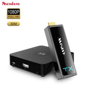 ตัวรับสัญญาณและขยายสัญญาณไร้สาย W2H2 1080P ที่รองรับ HDMI ระยะ 30 เมตร สำหรับทีวี