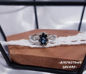 Natural Topaz Birthstone S925 adjustable silver ring/Gemstone/November birthstone/topaz ring/cincin topaz/托帕石 S925镶嵌活口戒指