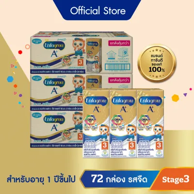 นมกล่อง เอนฟาโกร ยูเอชที สูตร3 ชนิดจืด (24 กล่อง) x3 ลัง Enfagrow UHT Stage3 Plain (24 boxes) x3 cases *แพ็คเกจอยู่ระหว่างการเปลี่ยนแปลง