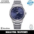 (100% Original) Citizen AW1780-84L Eco Drive Silver Dial Mineral Crystal Glass Stainless Steel Case & Strap Men's Watch (3 Years Warranty). 