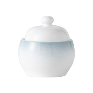 DAFIFY Porcelain Sugar Bowl with Lid 300ml Ceramic Sugar Storage Jar Suop Bowls Set