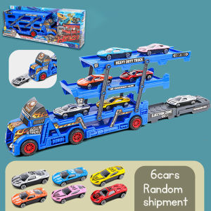 Car Carrier Folding Trucks Toys For Boys with Mini Cars Toys For Girls