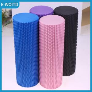 【E-WOITD】 Yoga Roller Round EVA Foam Cylinder Roller For Pilates Exercise Enhanced Home Workouts Diameter 10cm Length 30cm